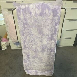 Lavender Floral Blanket